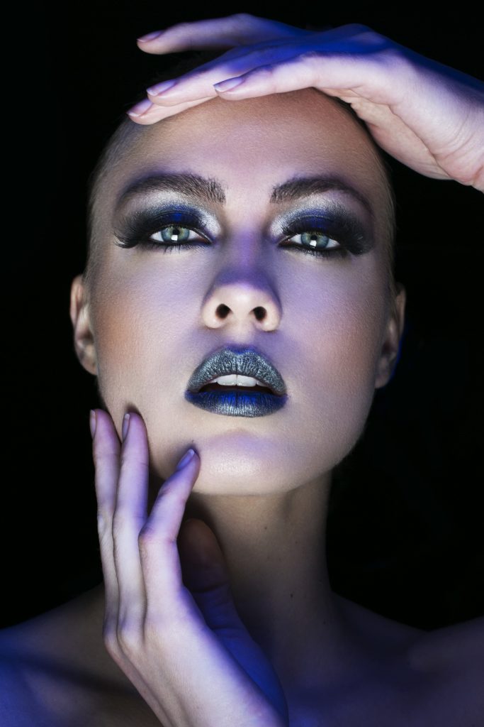 editoral magazine beauty, fashion creative conceptual face painting high fashion make up and hair los Angeles , celebrity makeup artist