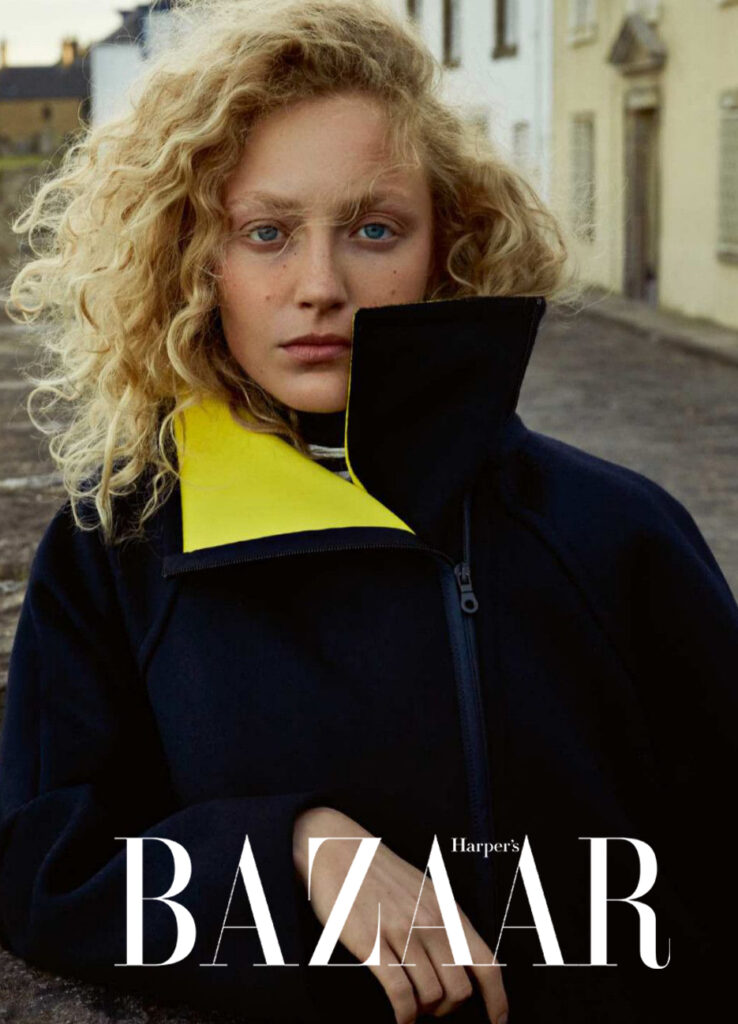editoral magazine cover beauty make up and hair los angeles harpers baazar